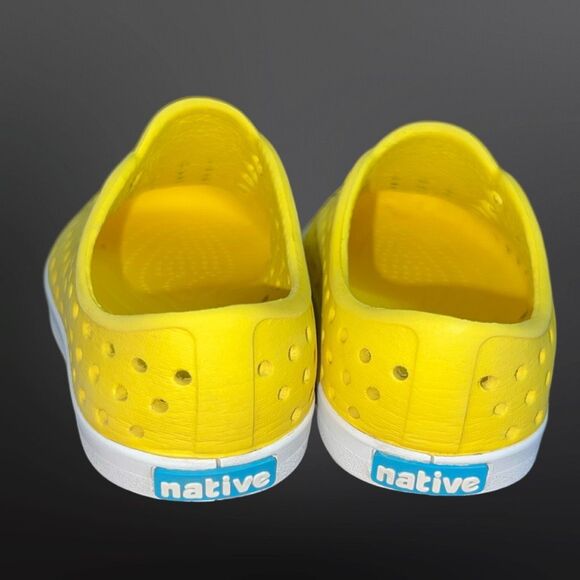 Native Shoes Jefferson Toddler Slip-On Canary Yellow Sneakers Size C 6 - Picture 5 of 7